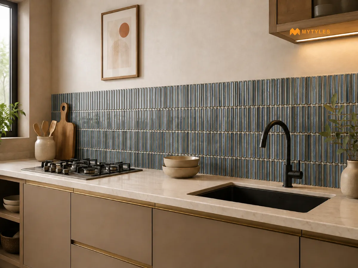 Black KitKat Tiles for a Contrasting Dado